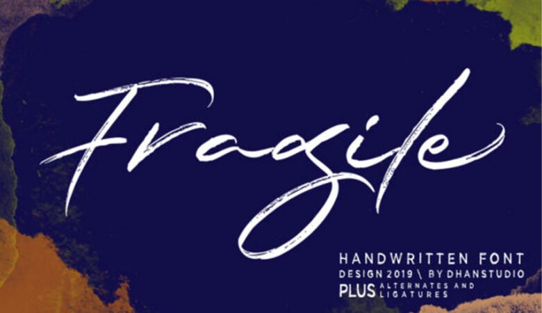 Fragile Script Font