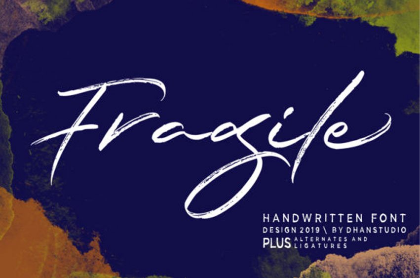 Fragile Script Font