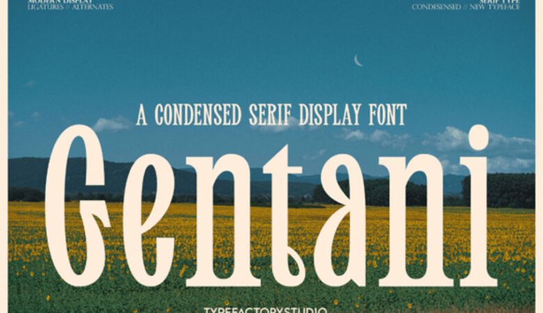 Gentani Font