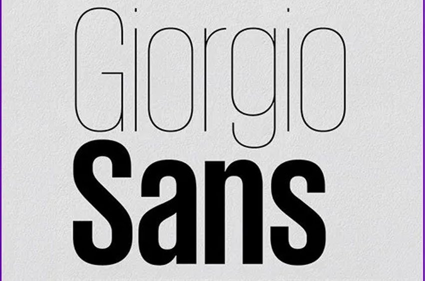 Giorgio Sans Font