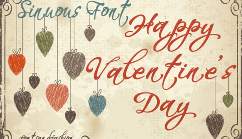 Happy Valentine's Day Font