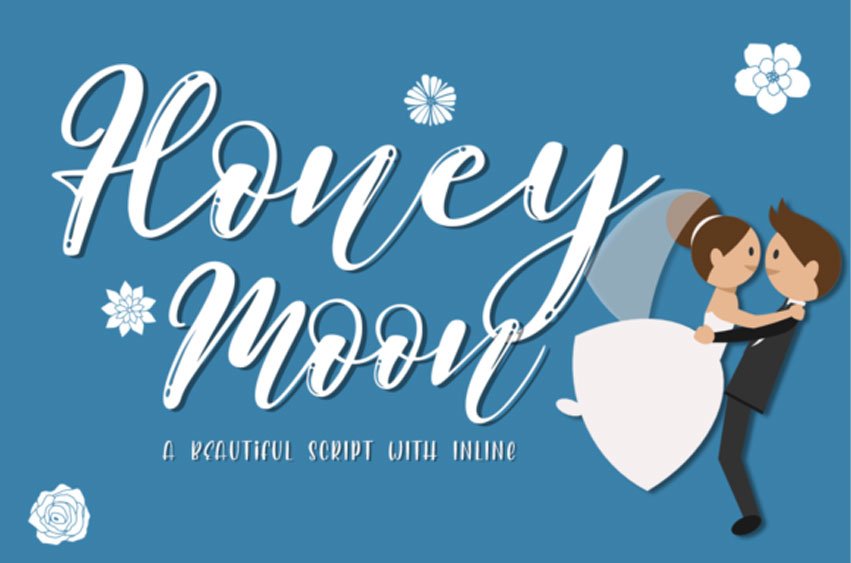 Honeymoon Script Font