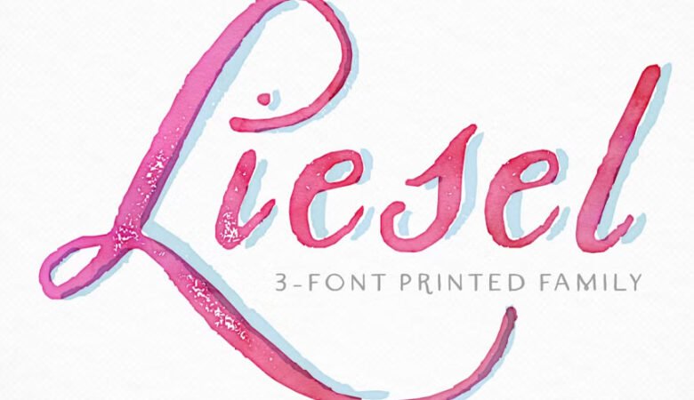 Liesel Printed Font