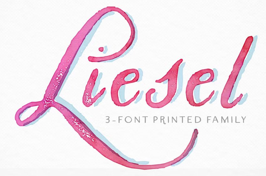 Liesel Printed Font