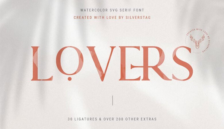Lovers SVG Font