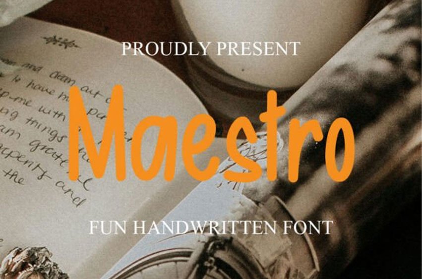 Maestro Handwritten Font