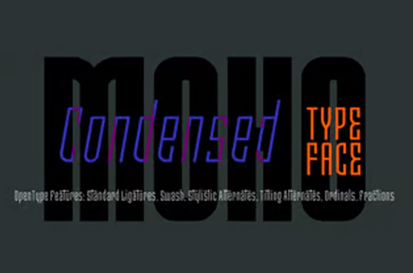 Moho Condensed Font