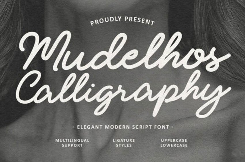 Mudelhos Calligraphy Font