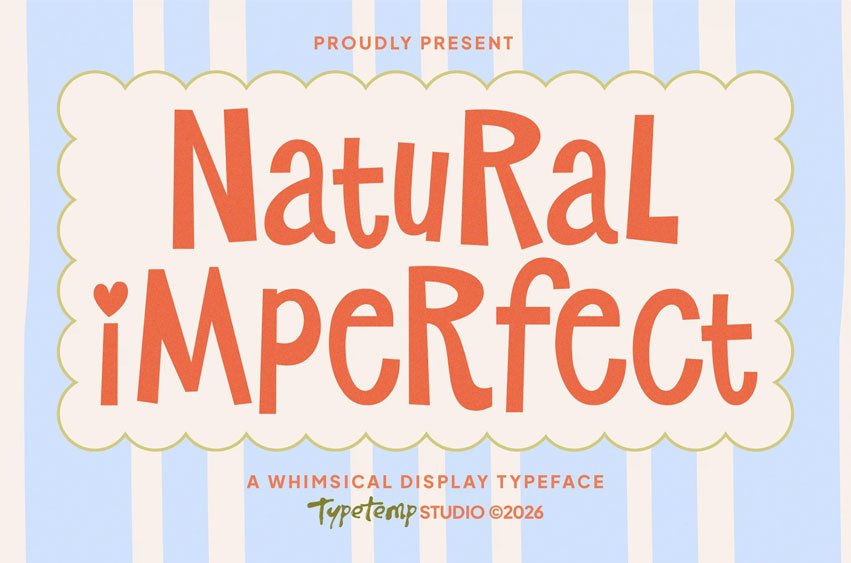 Natural Imperfect Font
