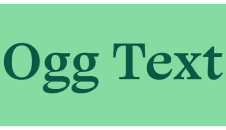 Ogg Text Font