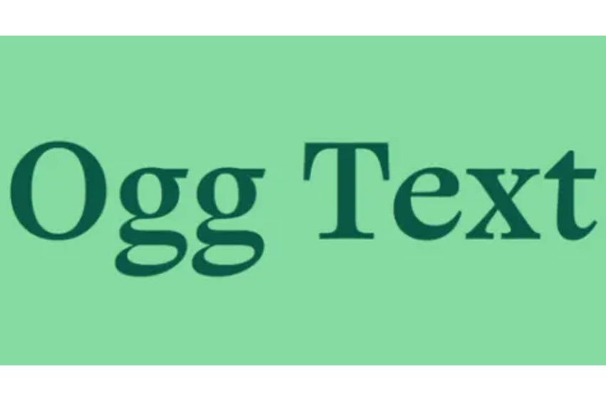 Ogg Text Font
