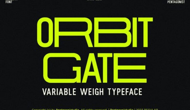 Orbit Gate Font