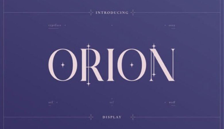 Orion Font