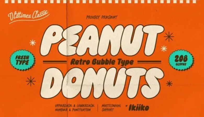 Peanut Donuts Font