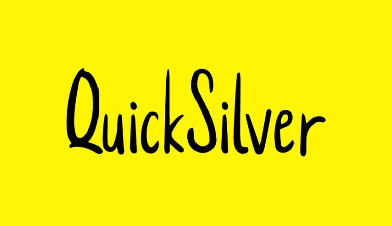 QuickSilver Handmade Font
