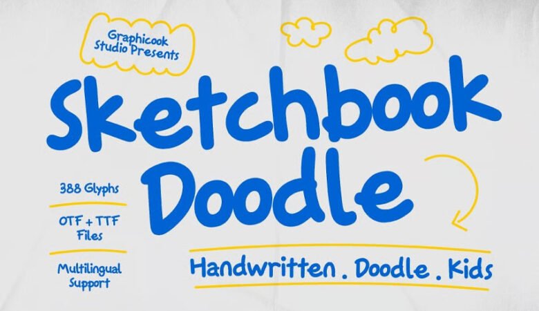 Sketchbook Doodle Font
