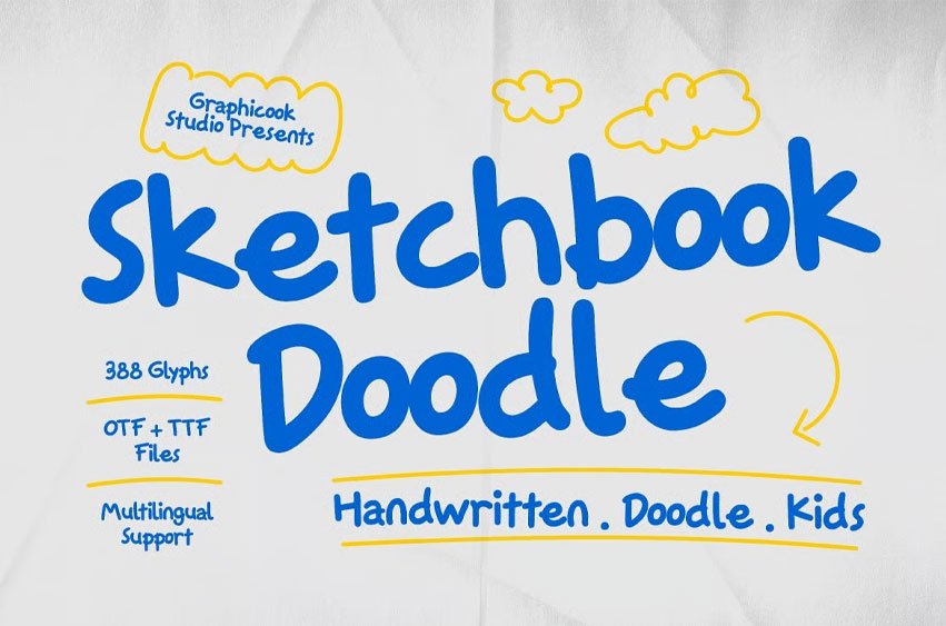 Sketchbook Doodle Font
