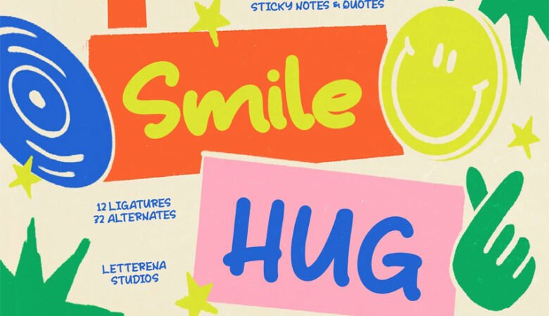 Smile Hug Font