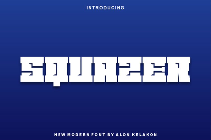 Squazer Font