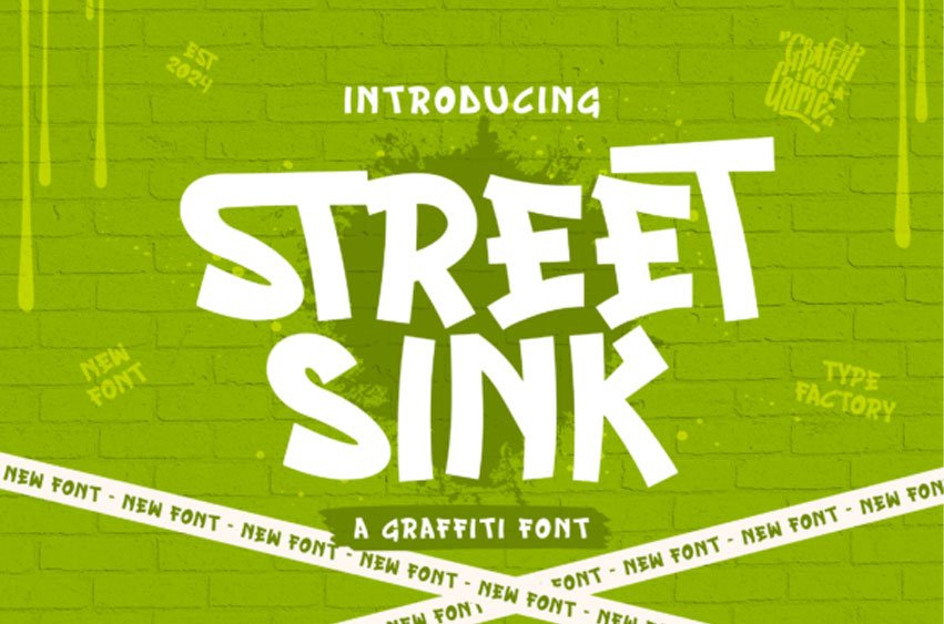 Street Sink Font