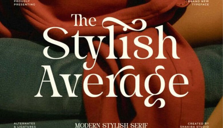 Stylish Average Font