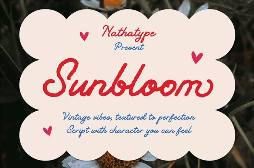 Sunbloom Font