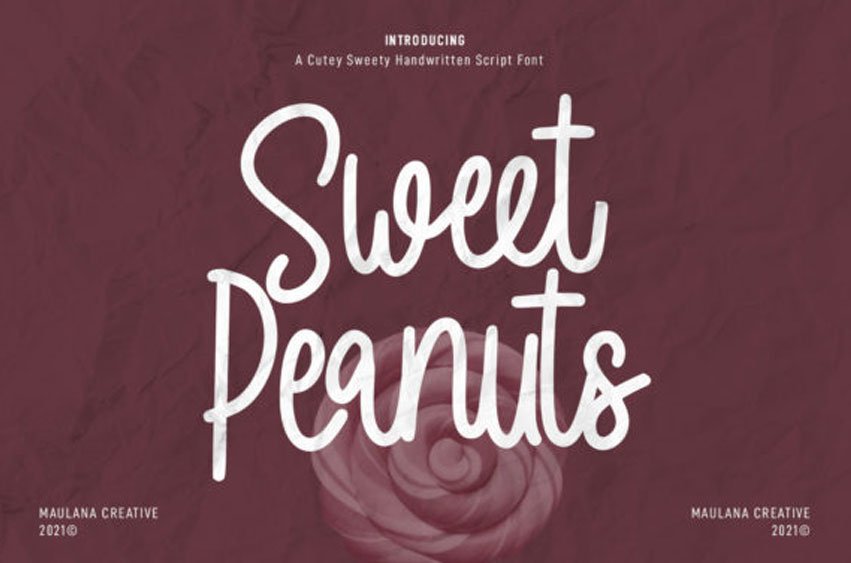 Sweet Peanuts Font