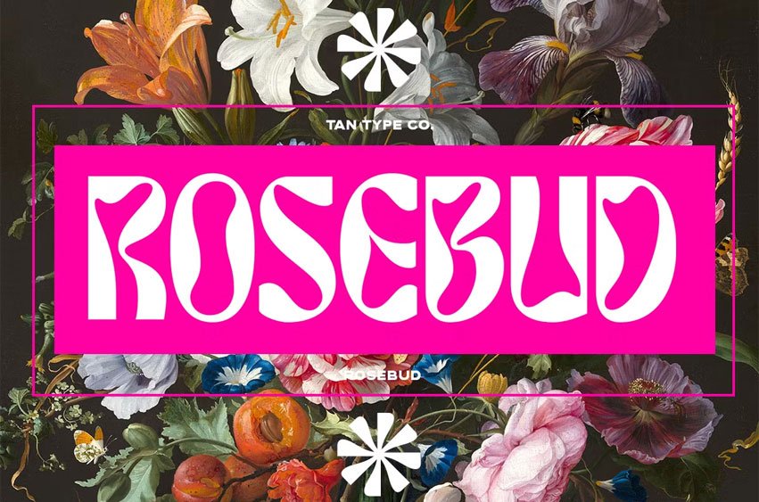 Tan Rosebud Font