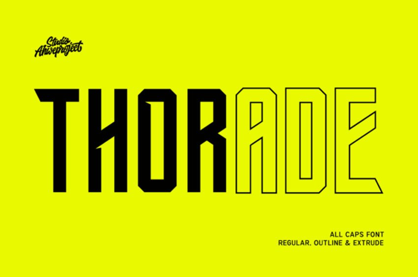 Thorade Font