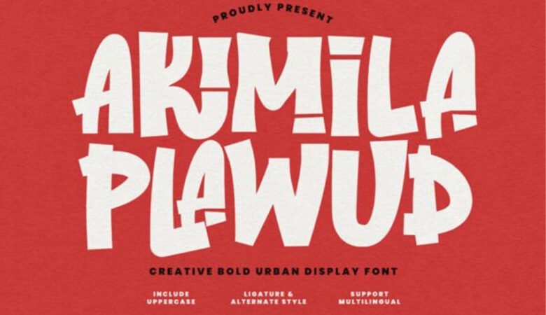 Akimila Plawud Font