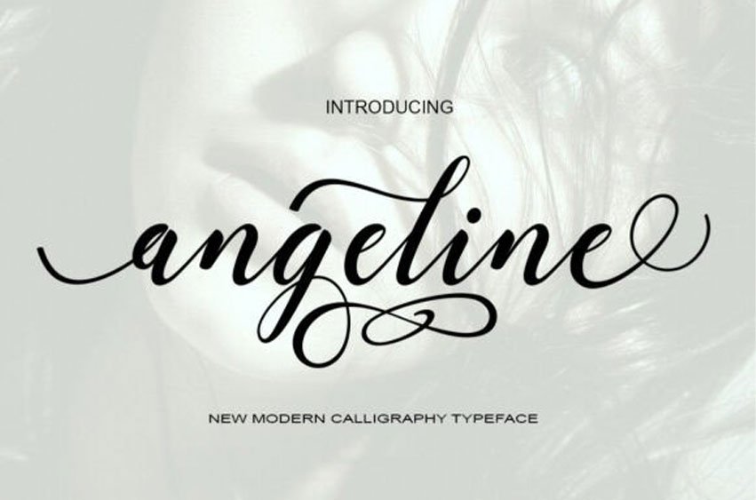 Angeline Script Font
