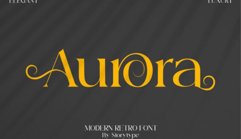 Aurora Retro Font
