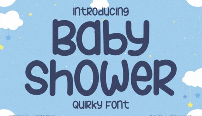 Baby Shower Font