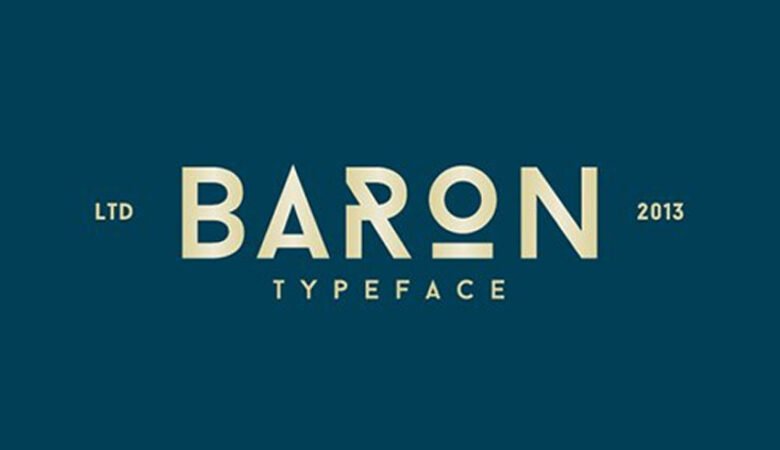 Baron Typeface Font