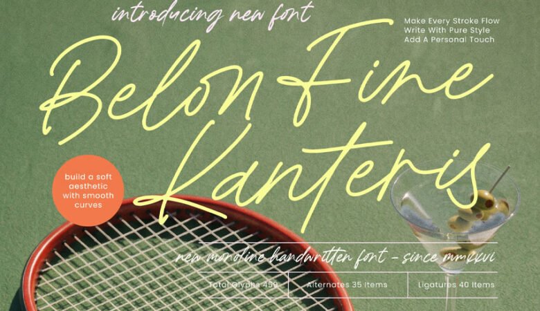 Belon Fine Kanteris Font