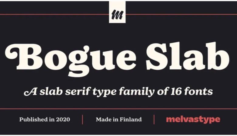 Bogue Slab Font
