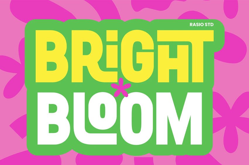 Bright Bloom Font