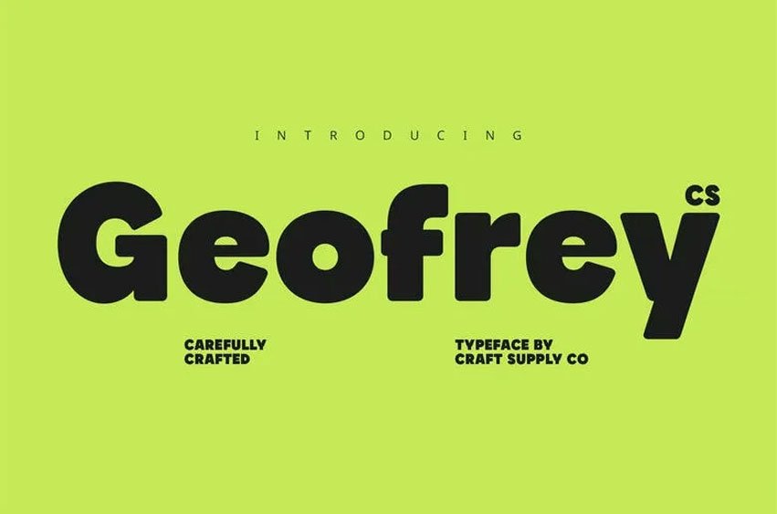 CS Geofrey Font