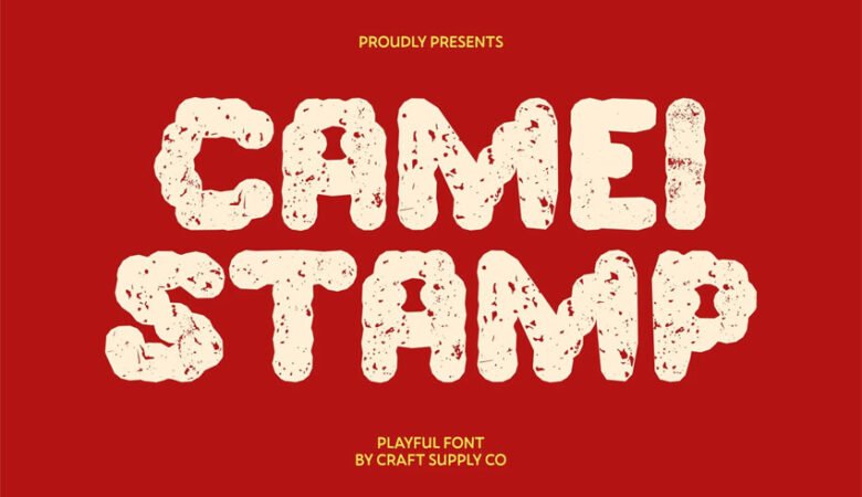 Camei Stamp Font