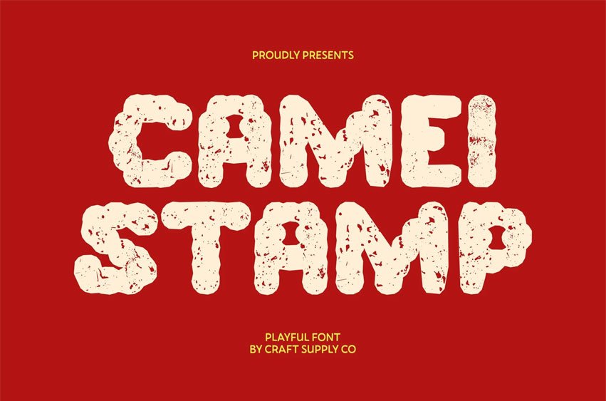 Camei Stamp Font