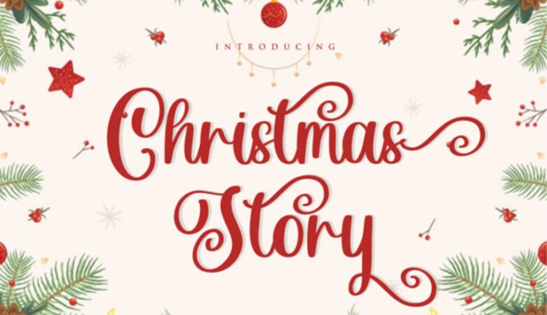 Christmas Story Script Font