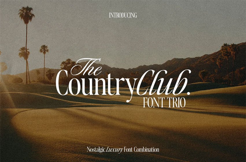 Country Club Font