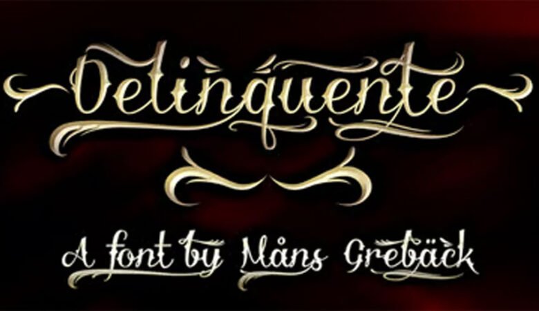 Delinquente Font