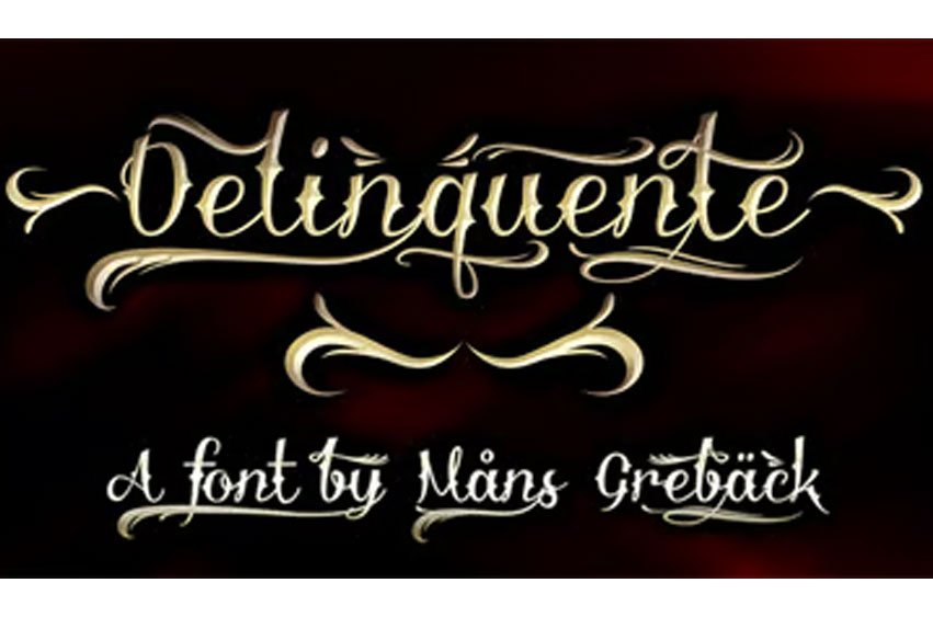 Delinquente Font