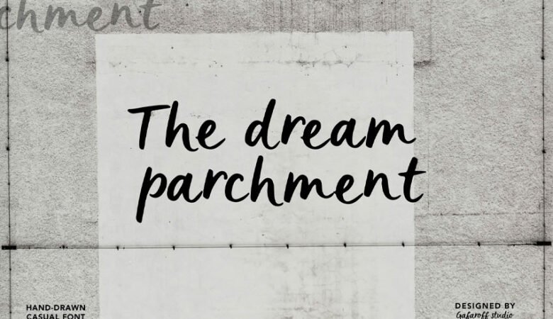 Dream Parchment Font
