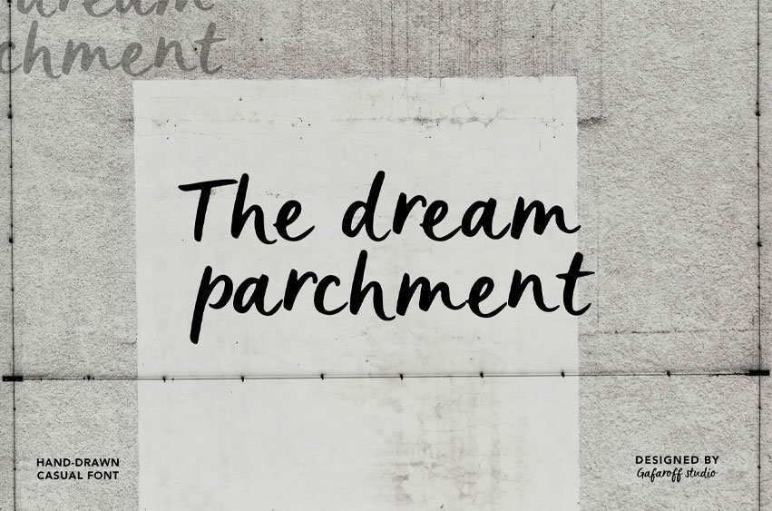 Dream Parchment Font
