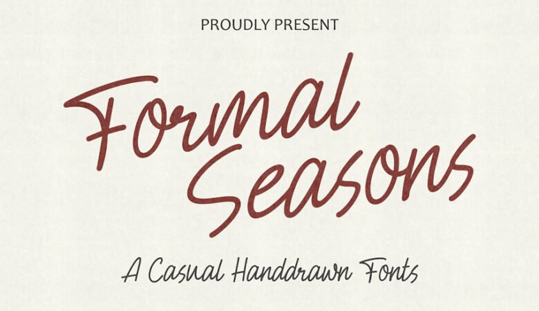 Formal Season Font