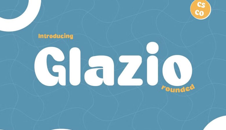 Glazio Rounded Font