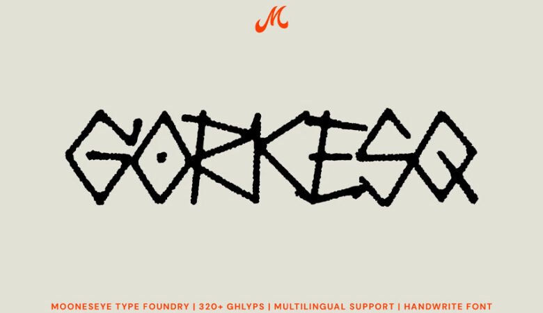 Gorkesq Handwritten Font