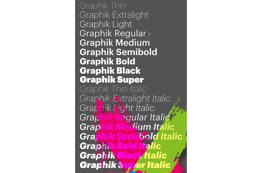 Graphik Family Font
